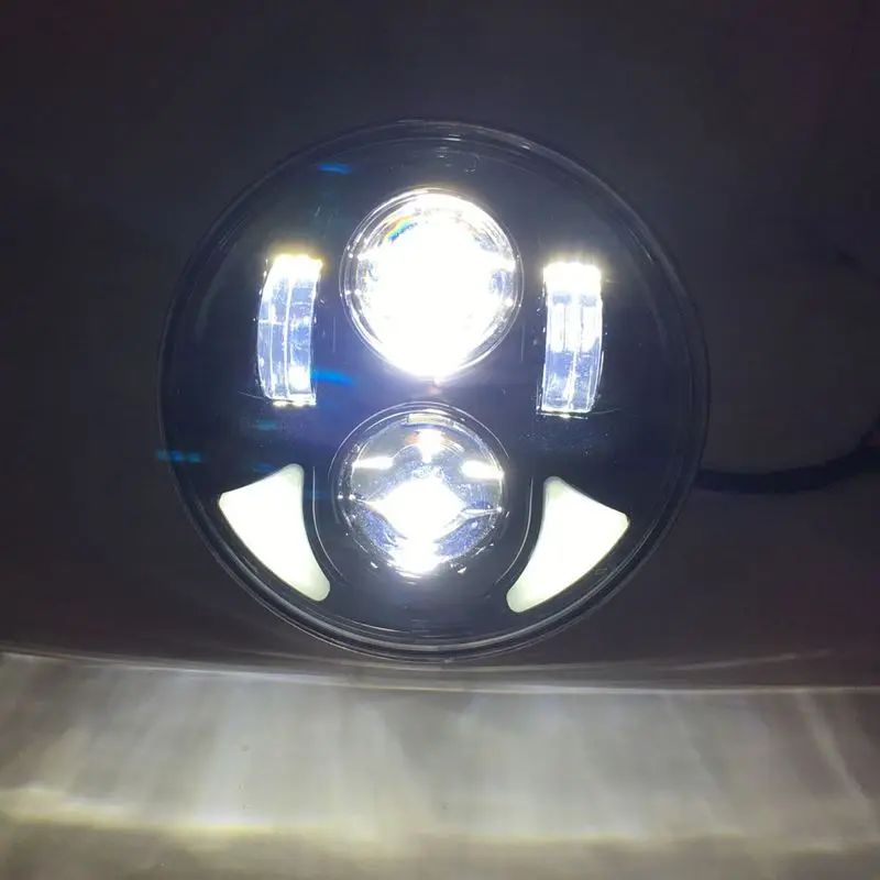 5-3/4" 5.75" Светодиодный фара - для H-Дэвидсон Дина Стрит Боб Супер Уайд Глайд Лоу Райдер Найт Род Трейн он.