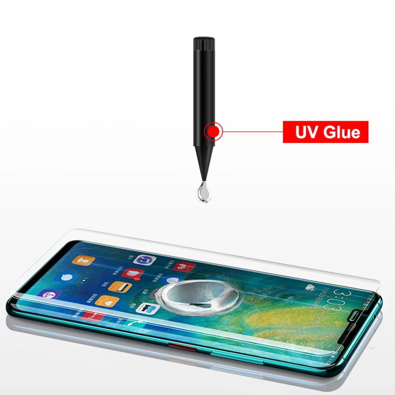 20D УФ Полное стекло для Huawei Honor 20 Pro 20i защита экрана клеевая пленка Nova 5i 5 P30 Mate |