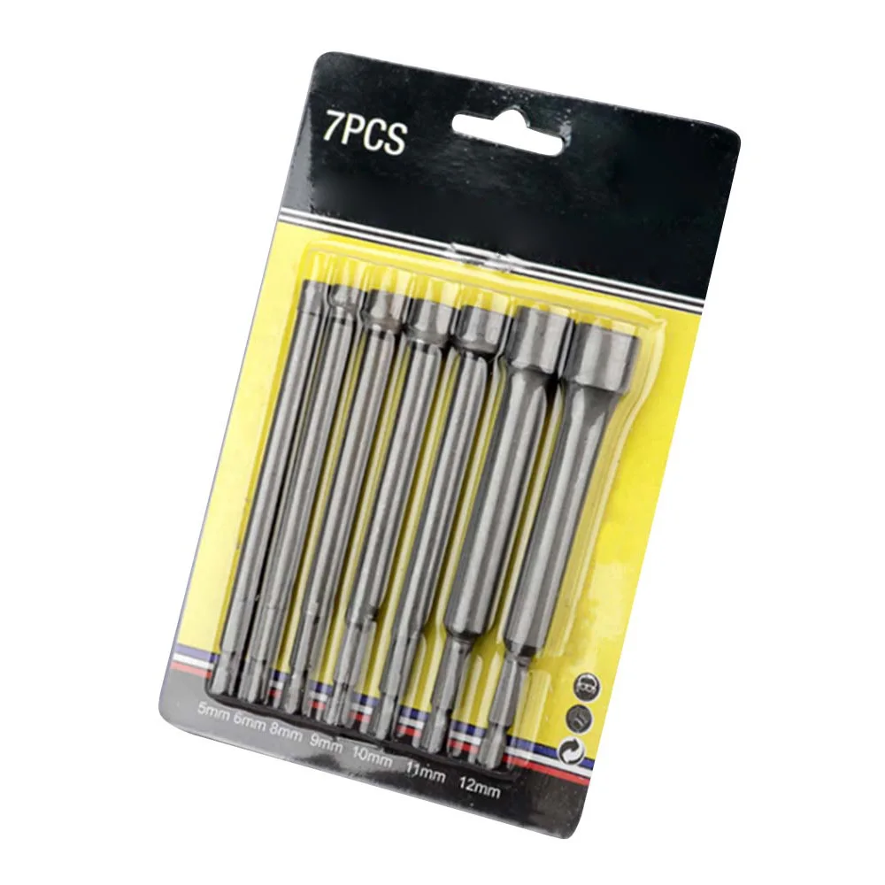 7 шт./компл. Шестигранная муфта 1/4 &quotшестигранный хвостовик ударные сверла