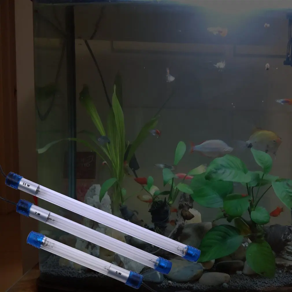Бактерицидная лампа для аквариума синий светильник УФ лампы дезинфекции
