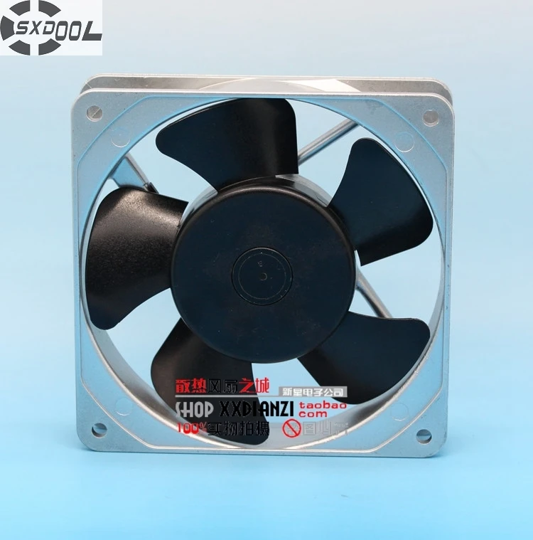 SXDOOL CU48F3 12 см 12025 200 В 240 14/11 Вт 42/49cfm 1500/1900 об/мин двойной шарикоподшипник Вентилятор