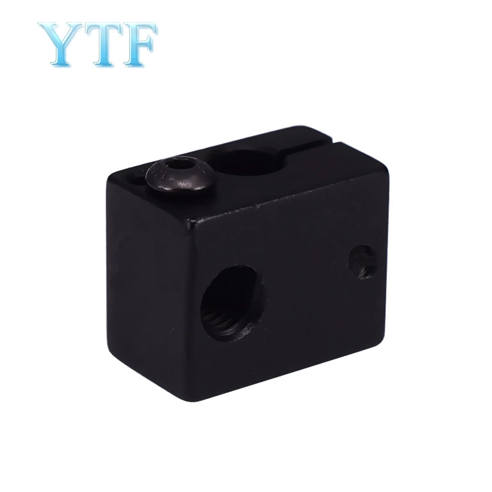Запчасти для 3D принтера V5 V6 J head нагревательный алюминиевый блок экструзионный