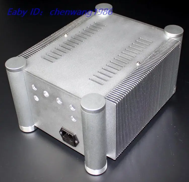 Новейший двойной слой алюминия радиатор усилитель шасси корпус DIY YA25|amplifier