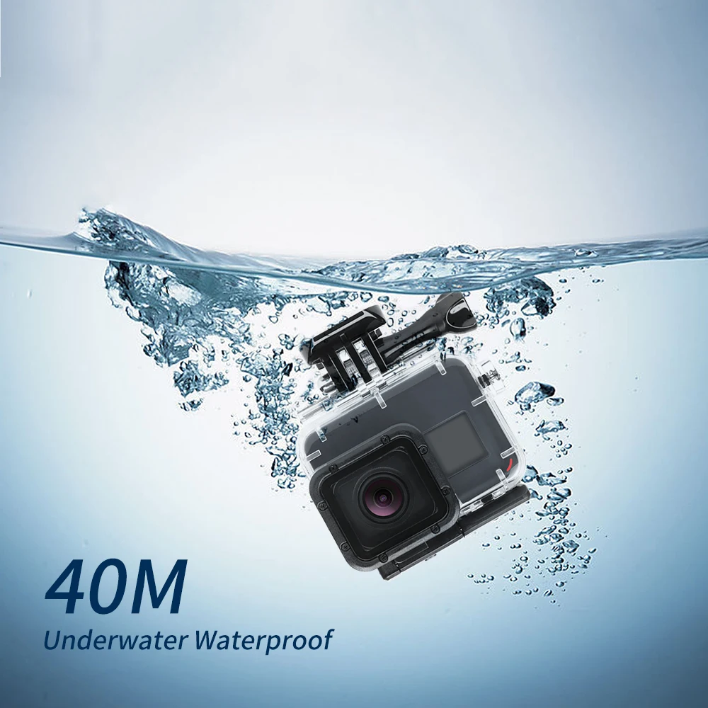 Набор аксессуаров для Gopro Hero 7 6 5, черный, водонепроницаемый чехол с защитной рамкой, коллекционный чехол для камеры Gopro 7 6 5 Go Pro