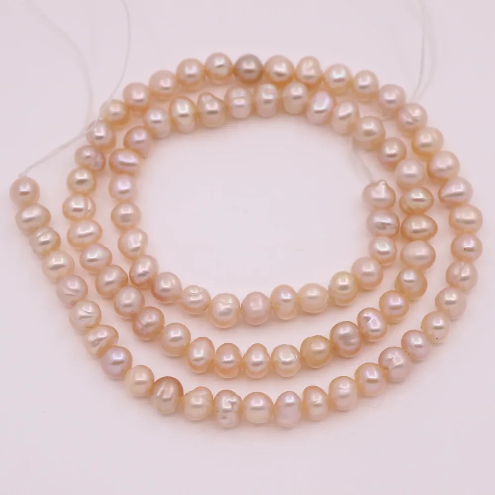Овальные бусины из натурального жемчуга 4-4 5 мм длина 14 дюймов | Украшения и