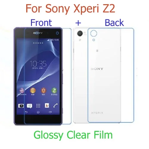 Передняя и задняя) HD прозрачный глянцевый и матовая пленка для sony xperia Z L36H Z1 L39H Z2 Z3 Z4 Z5 Premium Ultra plus Защитная пленка для экрана