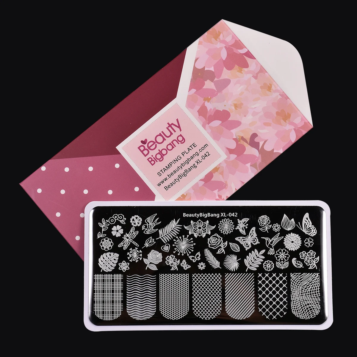 BEAUTYBIGBANG 6*12 см Прямоугольный для нейл арта шаблон штамповочных плит квадратный
