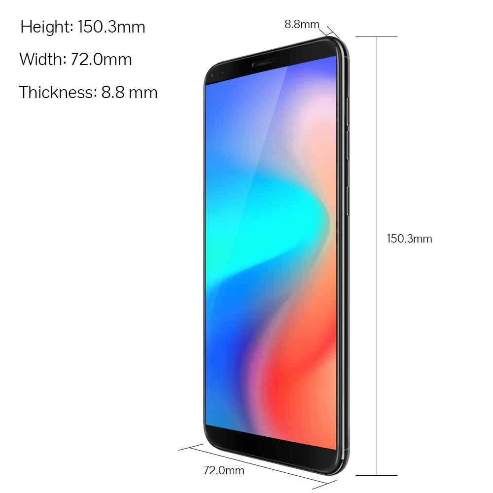 Cubot J3 Pro Android go телефон 5 &quot18:9 полный Экран задняя Двойная камера 13MP + 2MP MT6739 Quad Core 1
