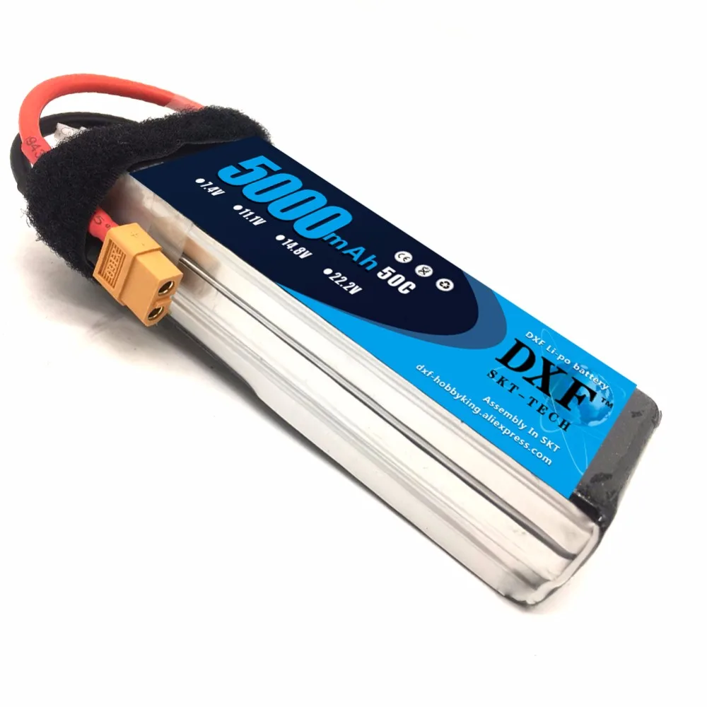 DXF Power 2 шт. 11 1 В 5000 мАч 50C max 100C 3S Lipo батарея для RC вертолетов самолет автомобиль Дрон