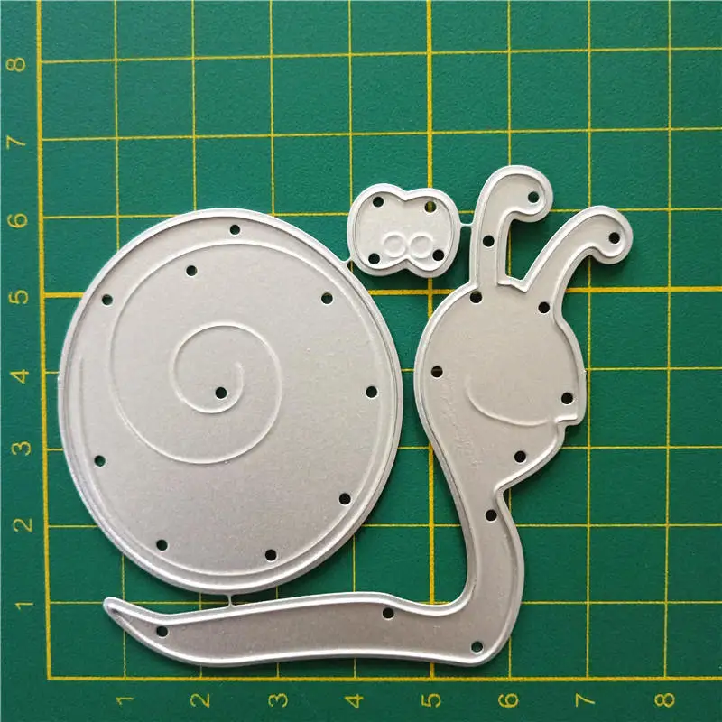 Animal Snails Metal Cutting Dies Template for DIY Scrapbook Embossing Album Creative Stamps and New 70*63mm|Вырубные штампы| |