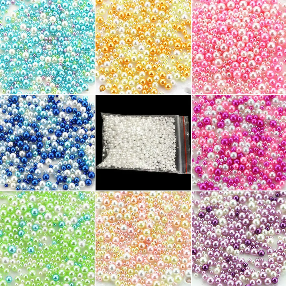 

Бусины россыпью без отверстий, 2,5-5 мм