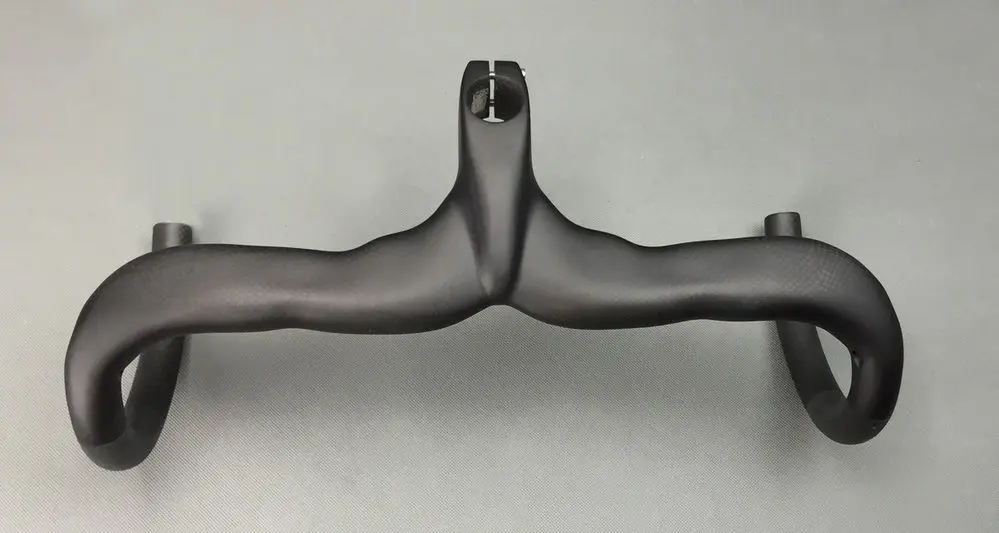 Матовый 3K Углеродное волокно дорожный велосипедный велосипед ручка бар