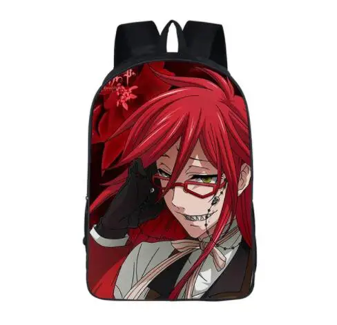 Японского аниме Black Butler рюкзак детей школьные сумки мультфильм подросток рюкзаки