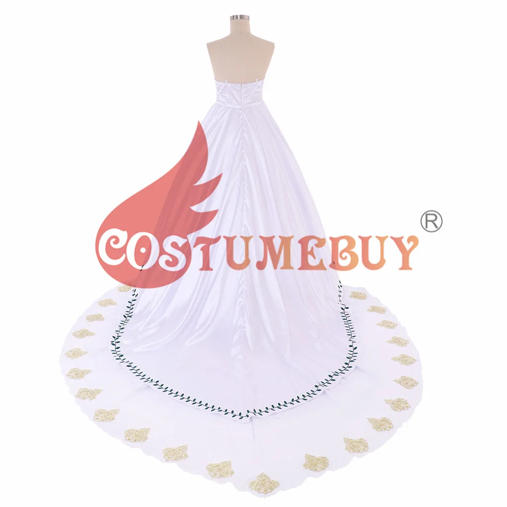 CostumeBuy/игра Final Fantasy IX FF9 гранат Til Alexandros платье принцессы карнавальный костюм белые