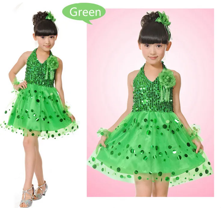 Лидер продаж детское платье для выступлений на сцене бахрома с блестками костюмы