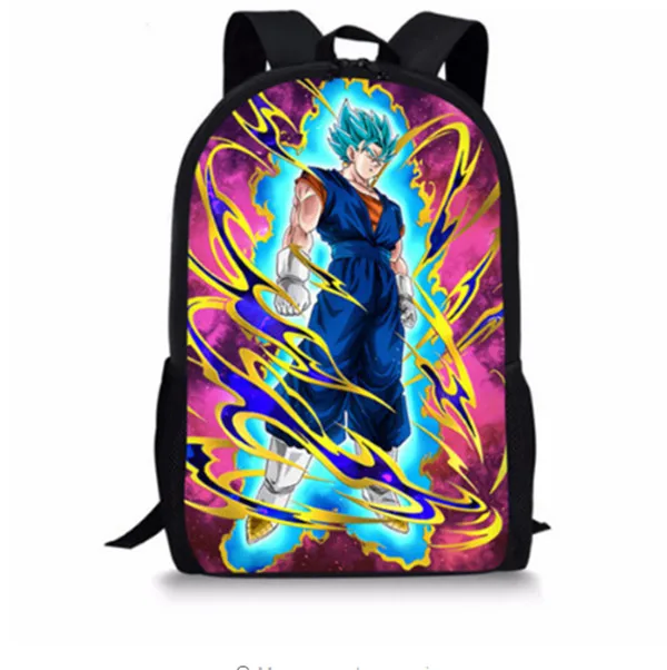 Nopersonality мультфильм аниме Dragon Ball Z Рюкзак Набор для мальчиков крутые дети Saiyan солнце Гоку Вегета рюкзак Детская школьная сумка - Цвет: H3542C