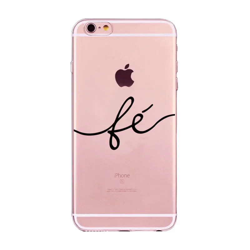 Для iPhone 4 4S 5 5S SE 6 6s 7 Plus смешные слова Amor печати Мягкий силиконовый чехол