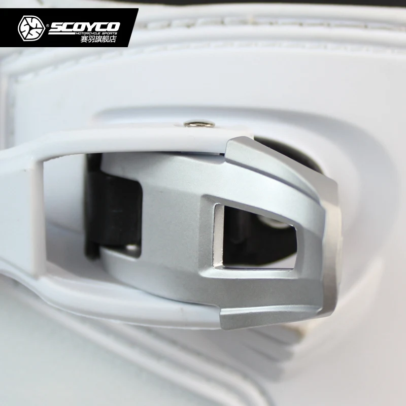 Scoyco MBM002 Кожаная Мотоциклетная велосипедная обувь с функцией защиты от трещин для мотокросса, гоночная обувь для внедорожных гонок, мужские длинные ботинки для езды на мотоцикле