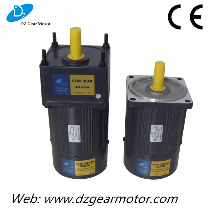 80mm25W110v 1 ph AC мотор редуктор с тормозом для транспортного средства ac