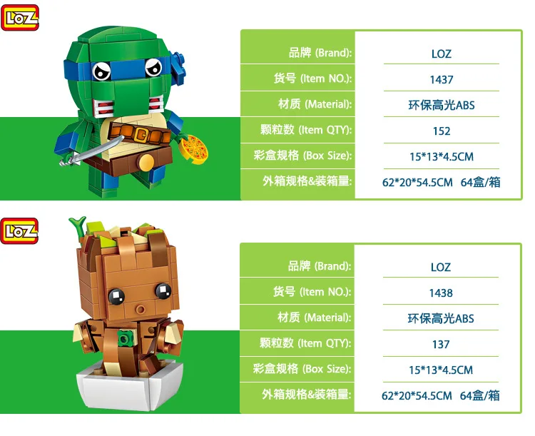 LOZ Mini Blocs Super Heros Jouets educatifs строительные блоки фигурки Educatifs Brique Figure Assemblee Poupees