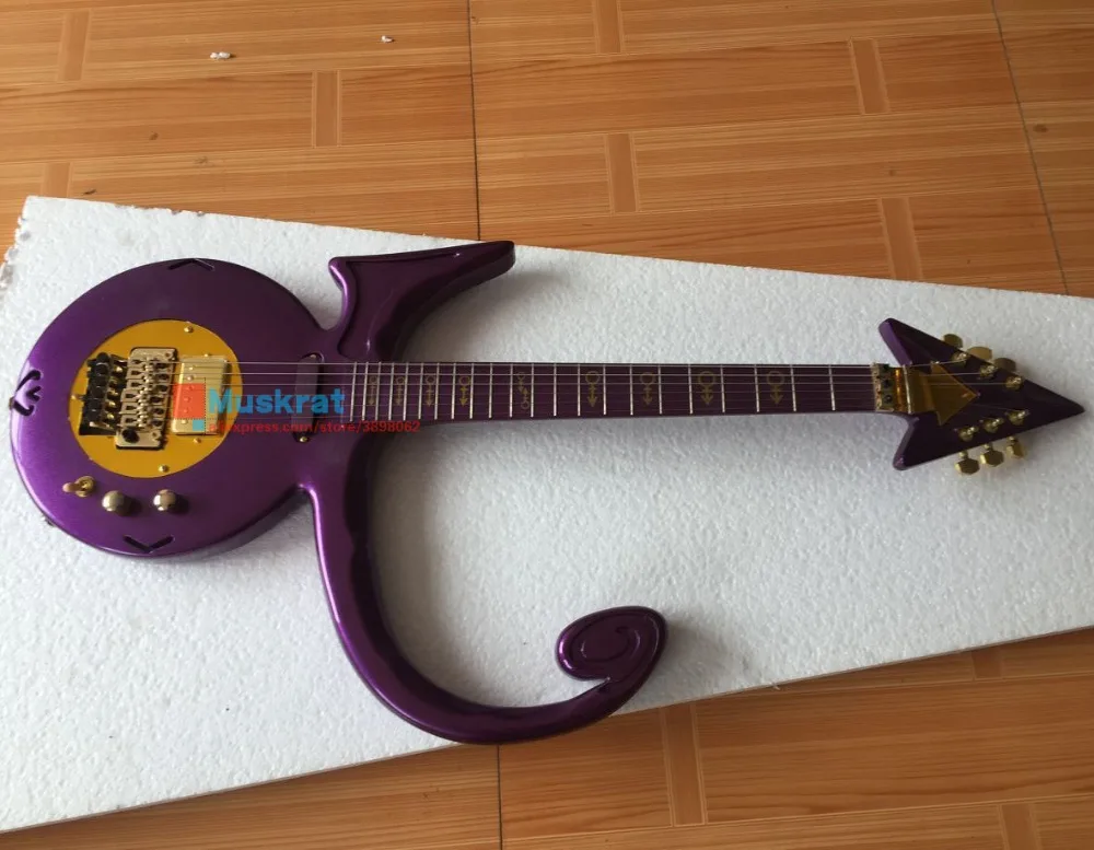 Электрическая гитара Prince модель с символом любви все доступные цвета бесплатная