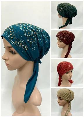 Мусульманские женщины под шарф с ремнями мгновенный hijabs|underscarf| |