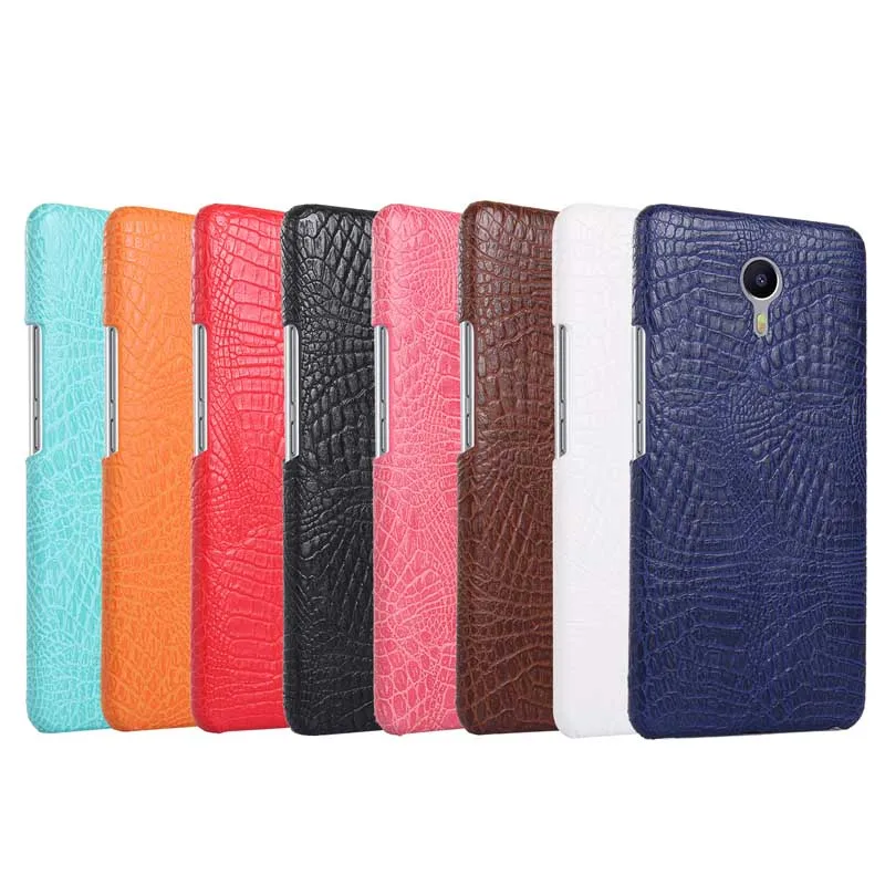 Meizu M3 м 3 Примечание чехол M3S крышка аллигатора с узором крокодиловая кожа задняя