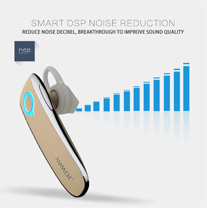 Беспроводные кожаные наушники JOWAY H05 в деловом стиле Bluetooth гарнитура HD с