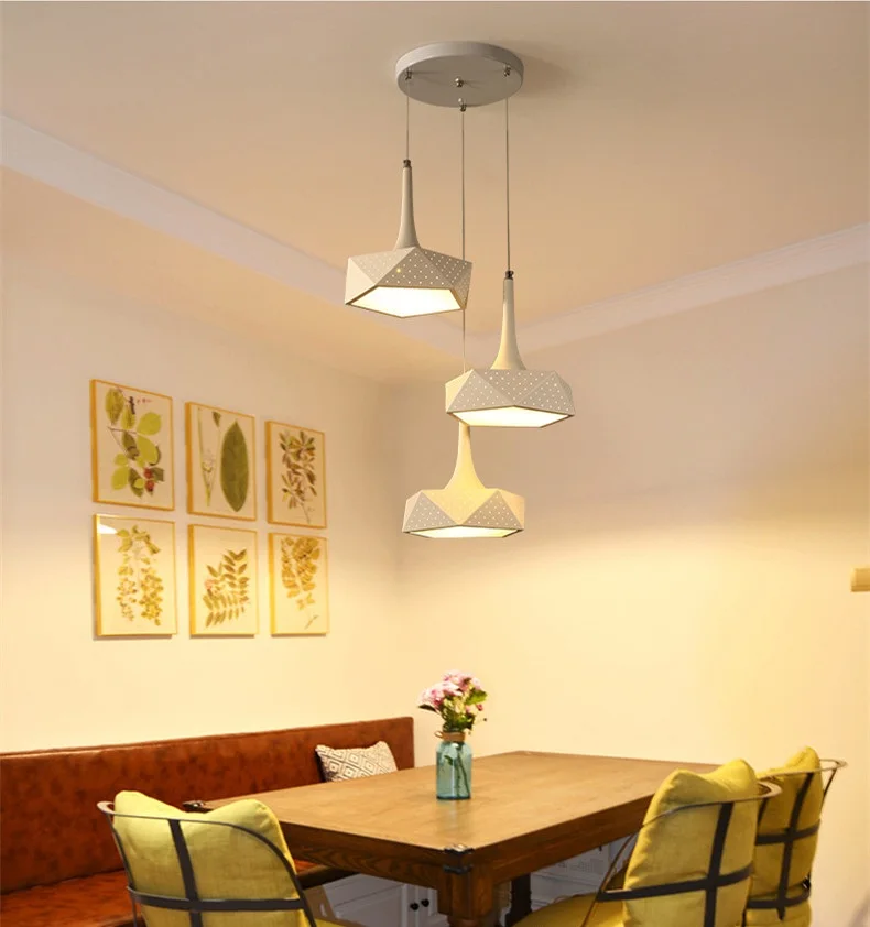 

LED chandelier simple modern living room restaurant bar creative personality art Dimming Ceiling lights AC110-240V