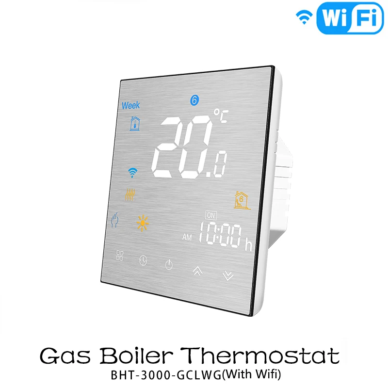 Water Gas Boiler Wi-Fi умный термостат регулятор температуры для воды/Электрический пол Отопление воды/газовый котел работает с Alexa Google Home - Цвет: Water Gas Boiler