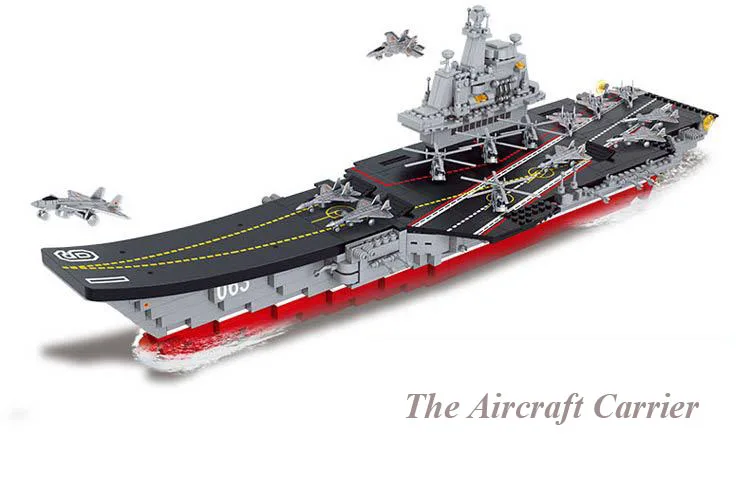 Бренд 1059 шт Строительные блоки авианосец 1:450 модель игрушки детские развивающие
