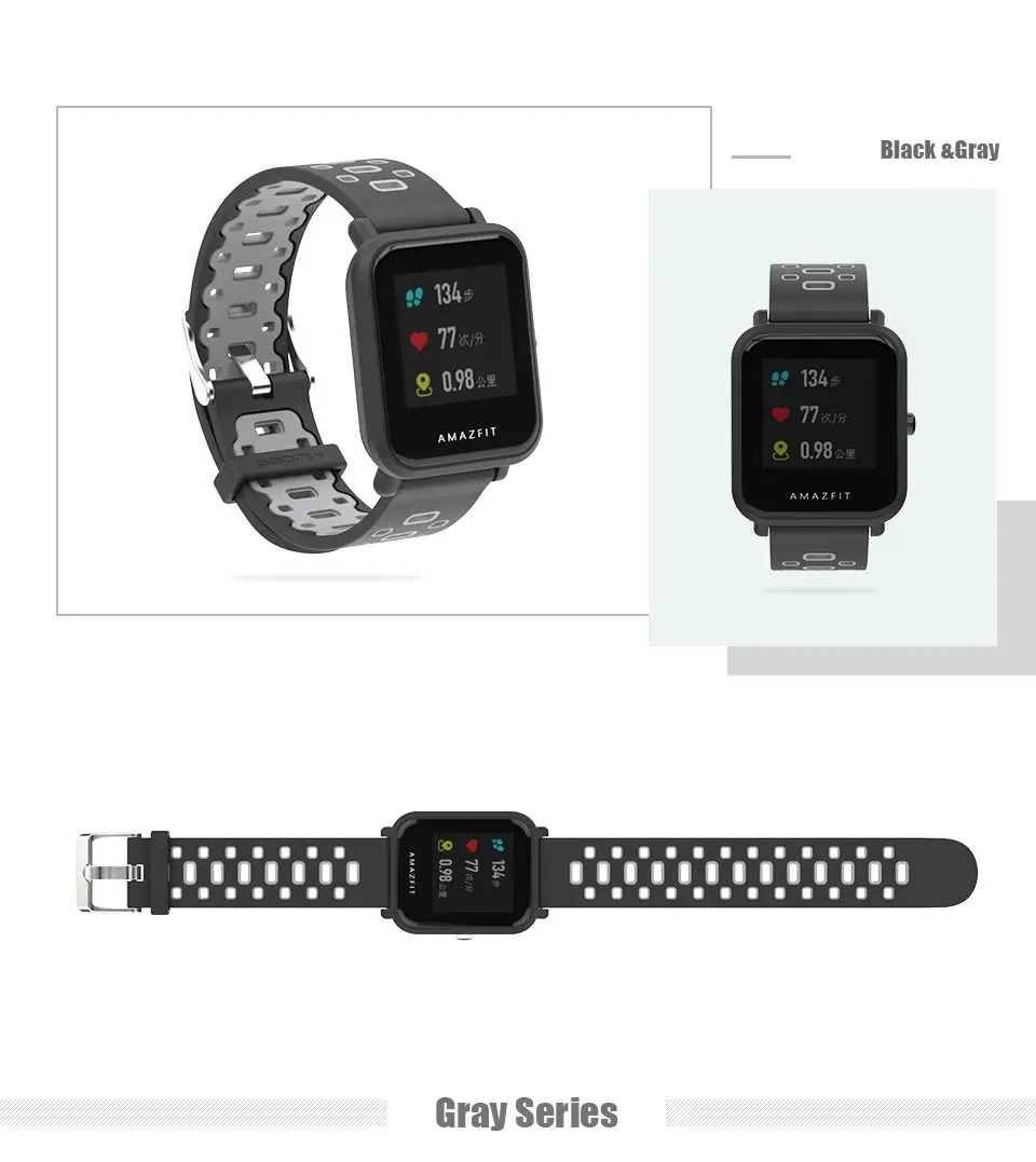 Mijobs 20 мм Amazfit ремешок силиконовый ремешок PC чехол для Xiaomi Huami Amazfit GTR Bip BIT PACE Lite GTS Молодежные умные часы Correa