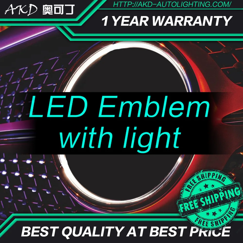 AKD Car LED Emblem for Mercedes Benz W212 Star Light DRL FRONT GRILLE LOGO Decorative lights Grid surface Mirrored | Автомобили и