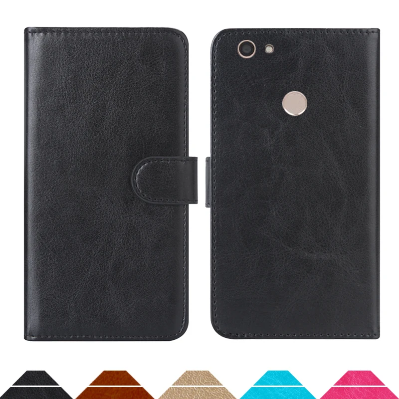 

Luxury Wallet Case For DEXP Ixion MS255 Element PU Leather Retro Flip Cover Magnetic Fashion Cases Strap