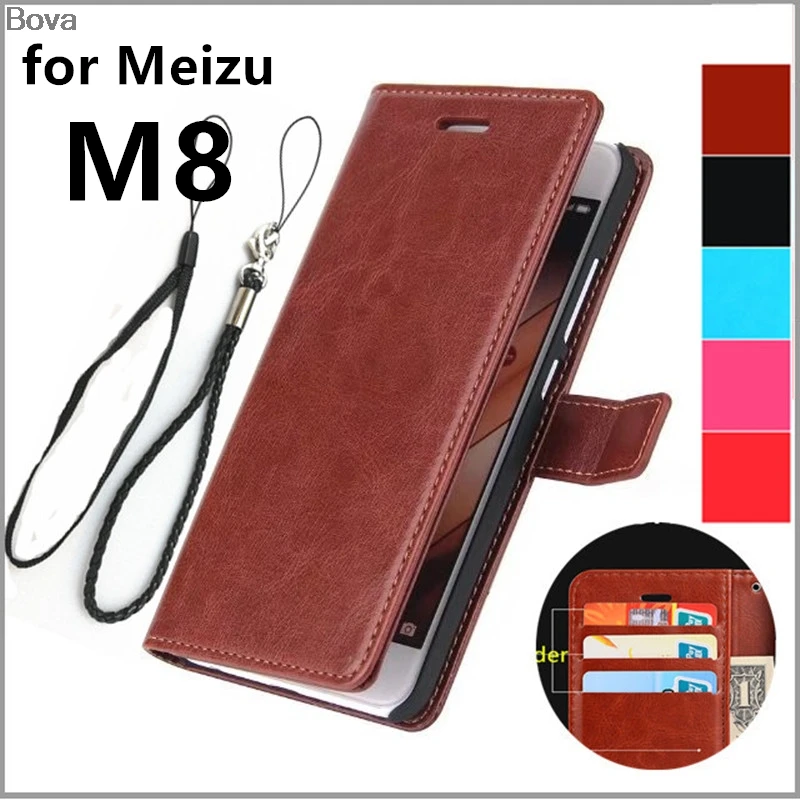 С отделением для карт чехол Meizu M8 искусственная кожа (5 7 &quot4 Гб 64 ГБ) мобильного