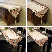 luxury modern simplicity lace table runner tablecloth cabinet dresser shoebox cover cloth table flag bedside towel bed flag d