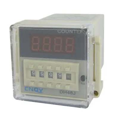 Светодиодный дисплей DH48J 1-999900 программируемый цифровой счетчик реле переменного