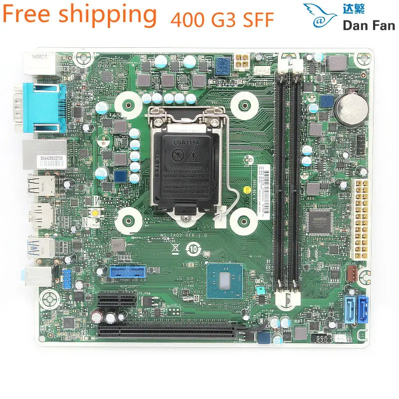 799156 001 для HP 400 G3 SFF настольная материнская плата MS 7A02 798930 601 100% протестирована