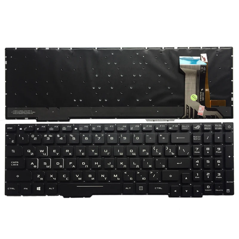 Русская клавиатура для ноутбука ASUS GL553 GL553V GL553VW ZX553VD ZX53V ZX73 FX553VD FX53VD FX753VD FZ53V русская