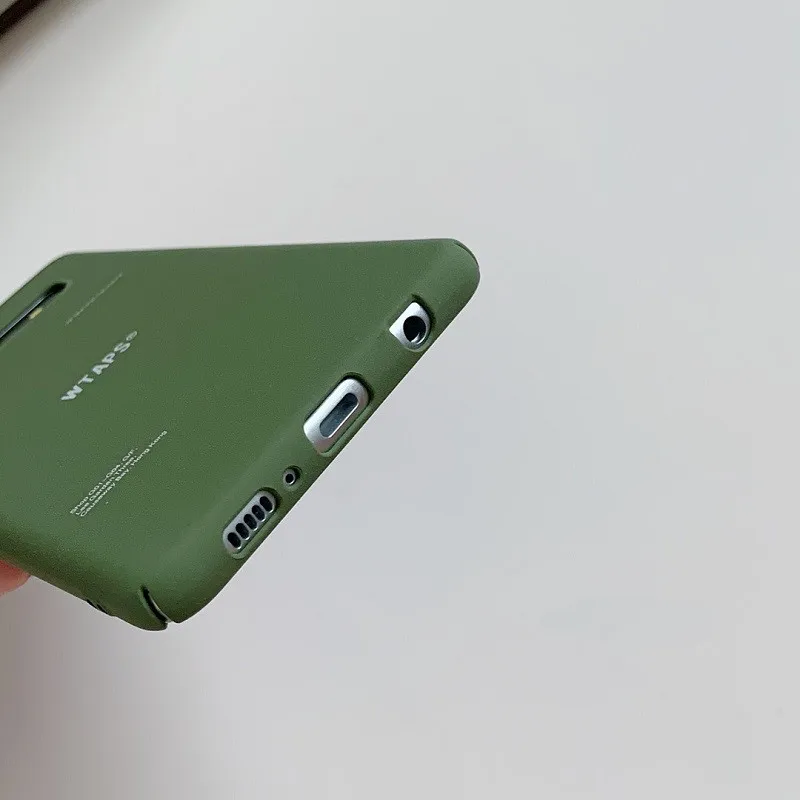 DCHZIUAN зеленый матовый жесткий чехол для телефона Samsung Galaxy S10 Plus S9 S8 Note 9 8
