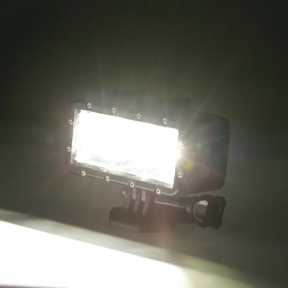Wrumava камера вспышка подводный дайвинг светодиодный светильник для Gopro Hero 4 3 + 2