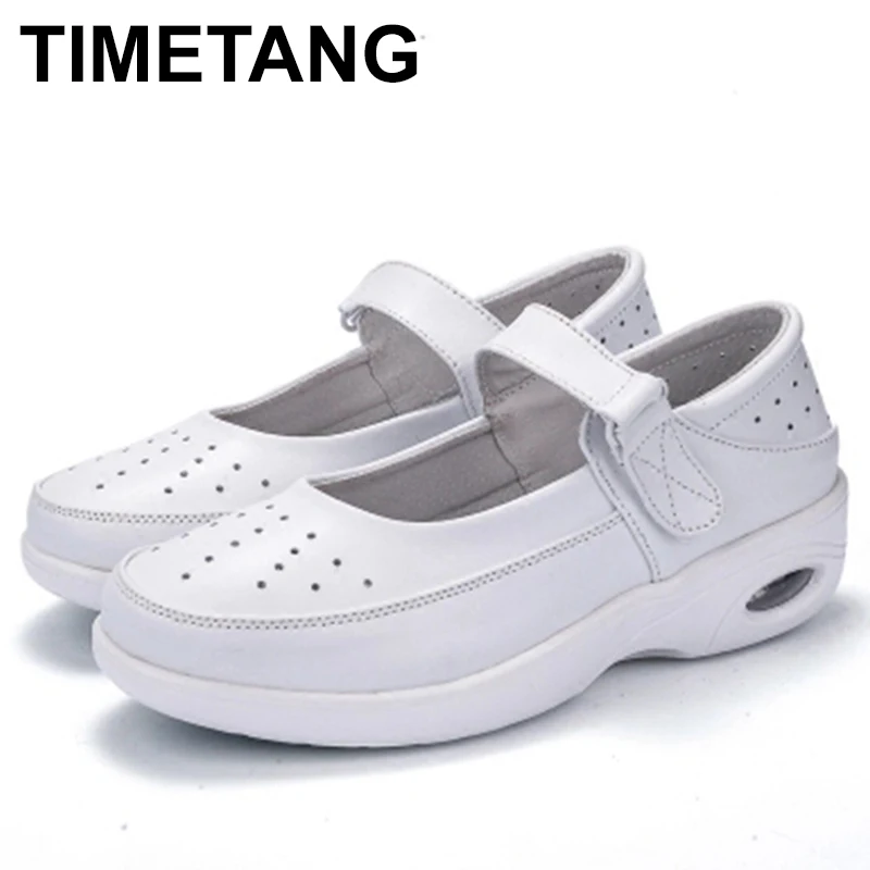 

TIMETANG Для женщин спортивная обувь; Дышащая обувь с перфорацией; Обувь для похудения; Новинка; Женская обувь на танкетке и амортизацию женские...