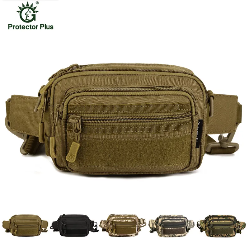 Multipurpose Small Messenger Bag Men Nylon Waterproof Waist Pack Army Fans Camouflage | Багаж и сумки