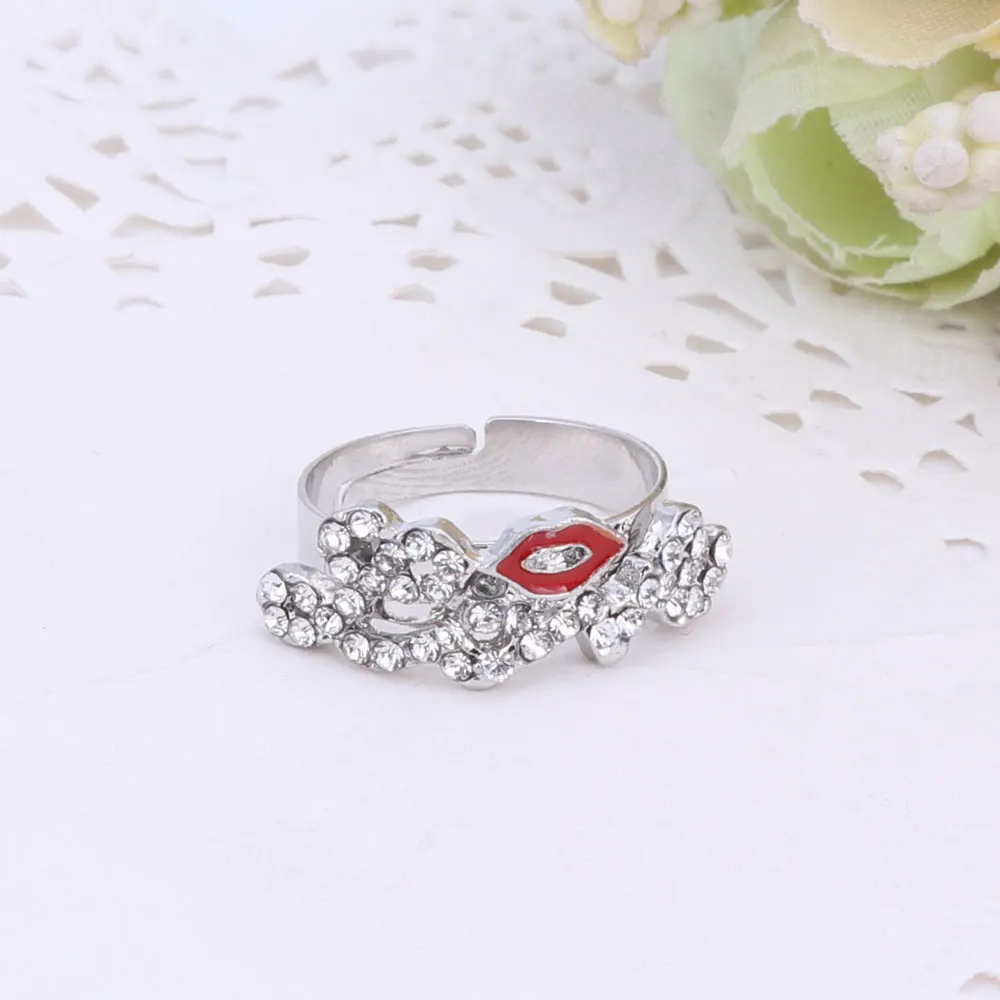 Женские аксессуары Ювелирные наборы милые красные губы любовь большая буква