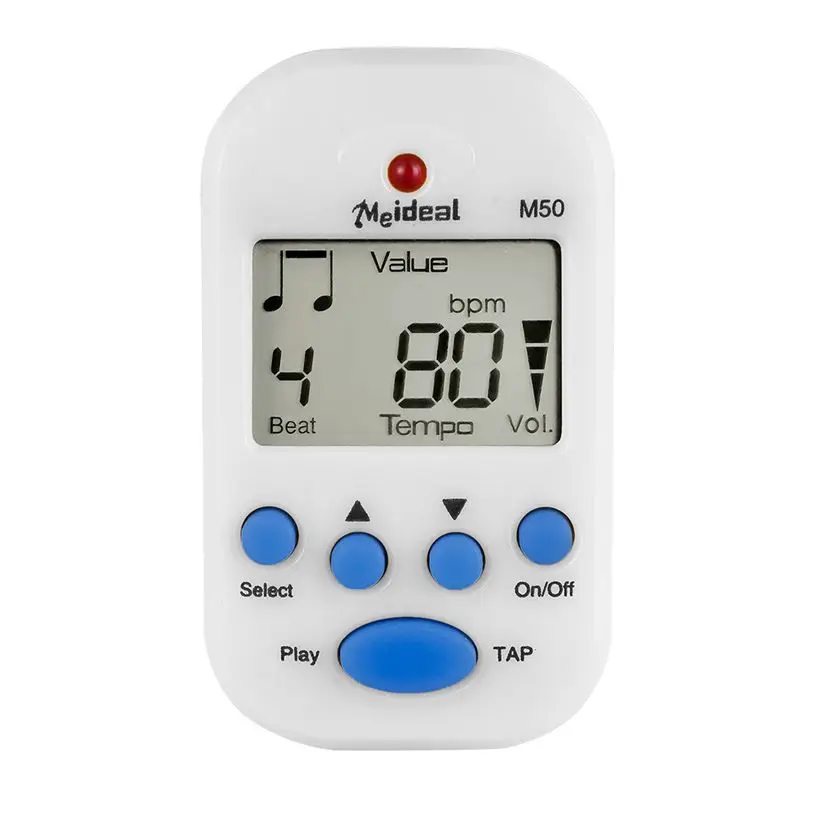 Meideal цифровой метроном мини портативный многофункциональный клип на Удар tempo для