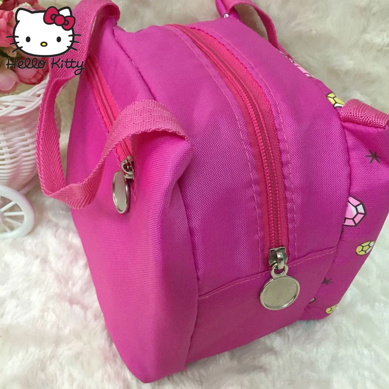 Милая сумка для ланча Hello Kitty Женская Портативная путешествий и отдыха хранения