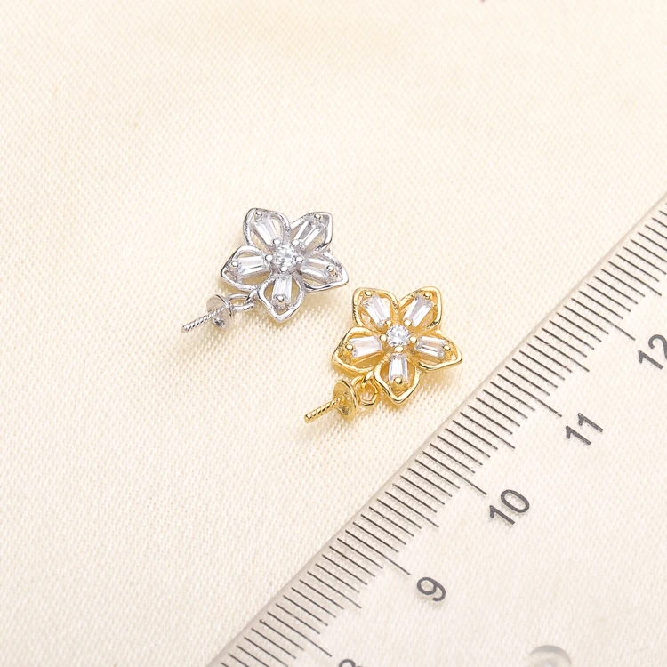 Подвеска с жемчугом из серебра 925 пробы 3 шт./лот