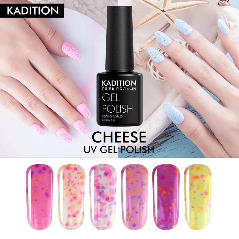 KADITION новый Гель лак для ногтей 2019 вымачиваемый сладкий цвет УФ гель яркие цвета