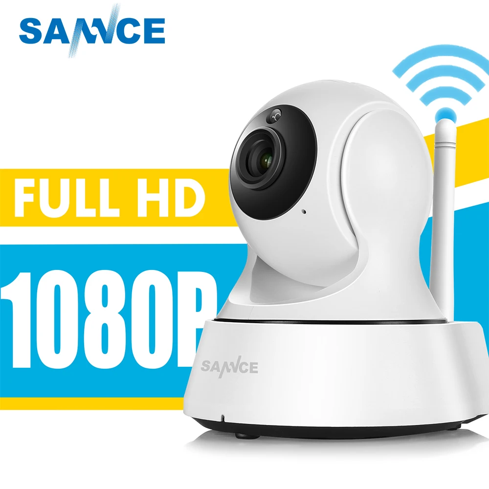 Беспроводная мини камера видеонаблюдения SANNCE Full HD 1080P Wi Fi|cctv camera wifi|wireless ipcctv |