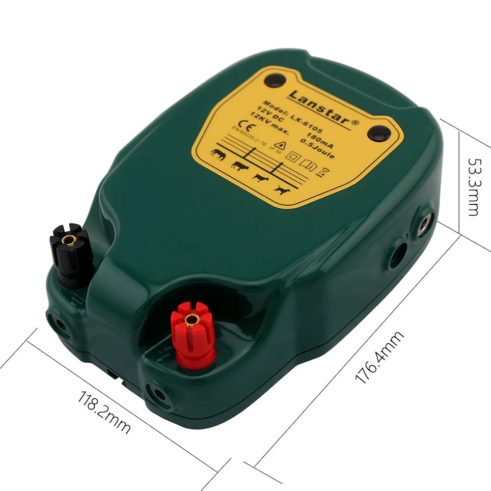 Lanstar 12KV 1.0J сельскохозяйственный Электрический забор энергетический зарядное